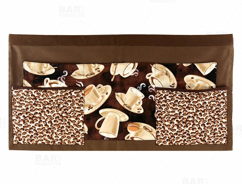 Designer Apron - Barista Patchwork Pattern - 5 Compartment 4 Designer Apron - Barista Patchwork Pattern - 5 Compartment - Image 2