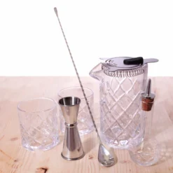 BarConic® Diamond Bar Kit W/22oz Mixing Glass Set -Endurance Sales diamond pattern mixing glass set bar products 22 oz size 5