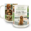 CUSTOM Memorial Coffee Mug - 13 Slot Collage - 15 Ounce -Endurance Sales dog funeral mug 1
