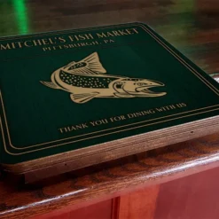 Drunk Bunk™ - Bar Top Dining Platform - CUSTOMIZABLE - Seafood Design