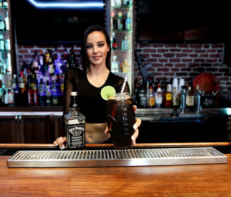 BarConic® 30" Stainless Steel Drip Tray 9 BarConic® 30" Stainless Steel Drip Tray - Image 7