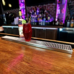 BarConic® 30" Stainless Steel Drip Tray 13 BarConic® 30" Stainless Steel Drip Tray -Endurance Sales dt 3 5x30 stainless steel drip tray barconic on bar