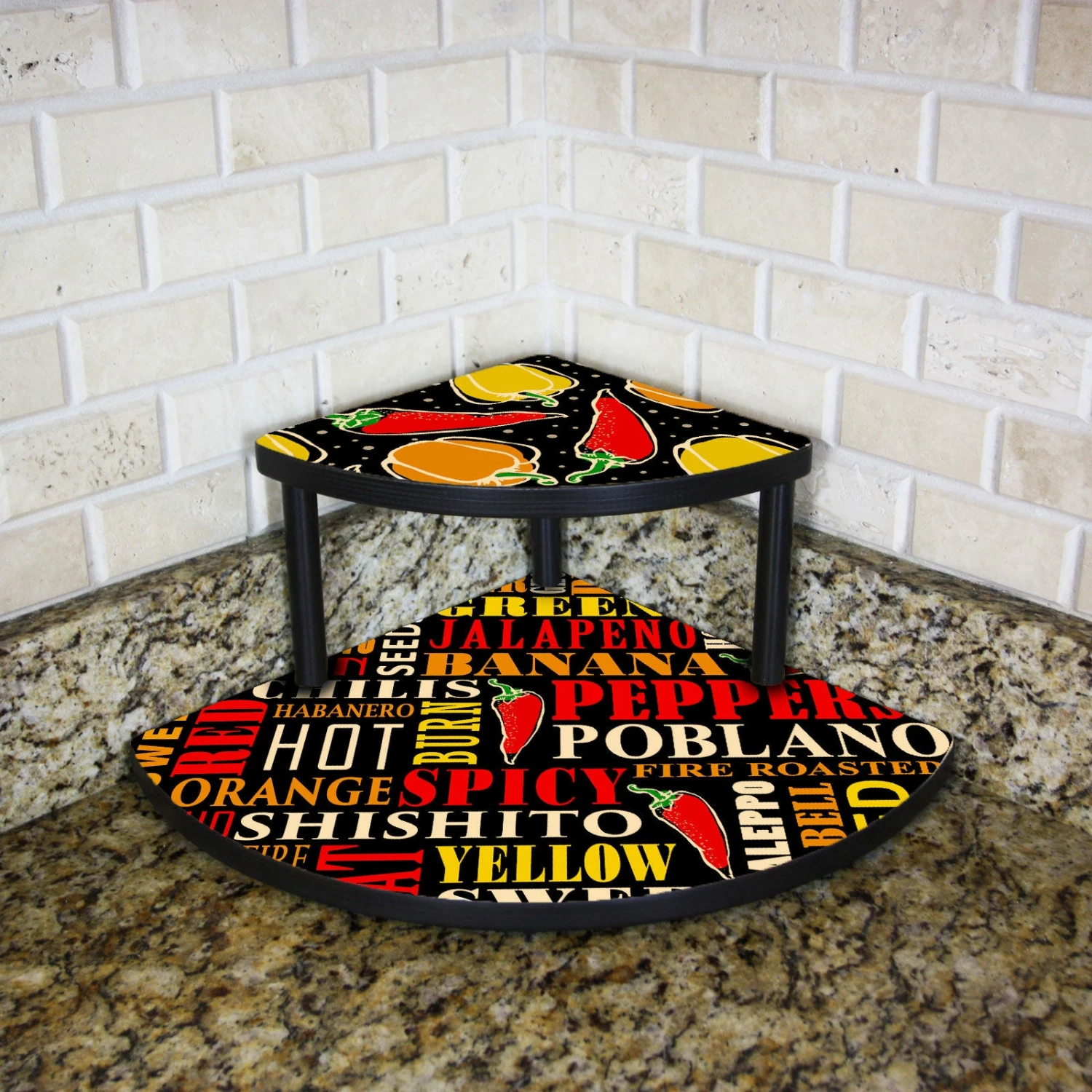 Counter Caddies™ - "PEPPER" Themed - 7" Height 5 Counter Caddies™ - "PEPPER" Themed - 7" Height - Image 3