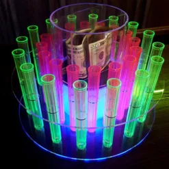 Test Tube Shooter Tray With LED Light And Remote – 32 Hole -Endurance Sales electric test tubes tray 3