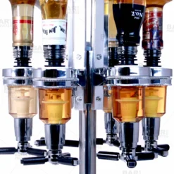 Final Touch® Upside Down Liquor Dispenser - 6 Bottle -Endurance Sales final touch 6 bottle dispensing carousel 3 bpc 1