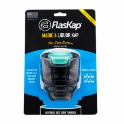 FlasKap Madic Liquor Lid For Large Tumblers - 6 Ounce (Color Options) -Endurance Sales flaskap clean seafoam green 6oz
