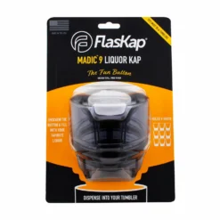 FlasKap Madic Liquor Lid For Large Tumblers - 9 Ounce (Color Options) -Endurance Sales flaskap clean white 9oz