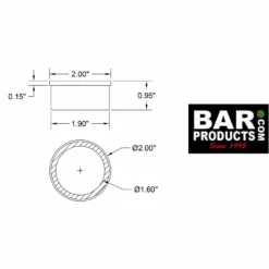 Flat End Cap - (Finish Options) 11 Flat End Cap - (Finish Options) -Endurance Sales flat end capcopy