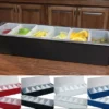 Condiment Holder / Fruit Tray - 6 Pint W/ Flat Lid - Color Options 2 Condiment Holder / Fruit Tray - 6 Pint W/ Flat Lid - Color Options -Endurance Sales flat lid garnish center main