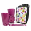 Fun Floral Bar Tote Set With Purple Bar Tools -Endurance Sales floral bar tote purple bar set