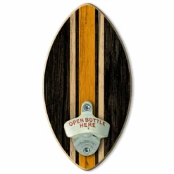 Football Wall-Mounted Wooden Plaque Bottle Openers - Several Team Color Options 19 Football Wall-Mounted Wooden Plaque Bottle Openers - Several Team Color Options -Endurance Sales football opener black gold white web