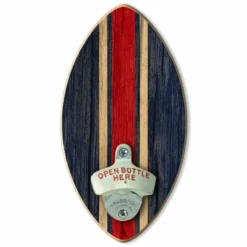 Football Wall-Mounted Wooden Plaque Bottle Openers - Several Team Color Options 22 Football Wall-Mounted Wooden Plaque Bottle Openers - Several Team Color Options -Endurance Sales football opener blue red white web