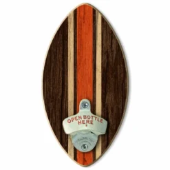 Football Wall-Mounted Wooden Plaque Bottle Openers - Several Team Color Options 26 Football Wall-Mounted Wooden Plaque Bottle Openers - Several Team Color Options -Endurance Sales football opener brown orange white web