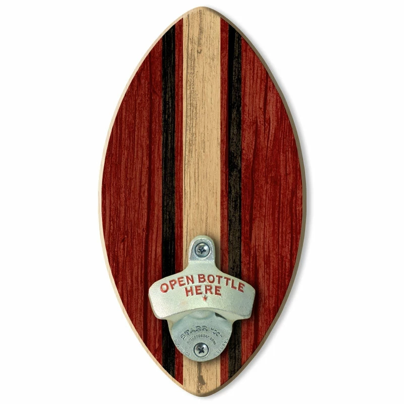 Football Wall-Mounted Wooden Plaque Bottle Openers - Several Team Color Options 16 Football Wall-Mounted Wooden Plaque Bottle Openers - Several Team Color Options - Image 14