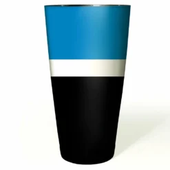 Cocktail Shaker Tin - 28oz Weighted - Several Football Team Color Options -Endurance Sales football shaker black blue white 28oz web