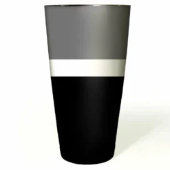 Cocktail Shaker Tin - 28oz Weighted - Several Football Team Color Options -Endurance Sales football shaker black gray white 28oz web