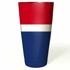 Cocktail Shaker Tin - 28oz Weighted - Several Football Team Color Options -Endurance Sales football shaker blue red white 28oz web