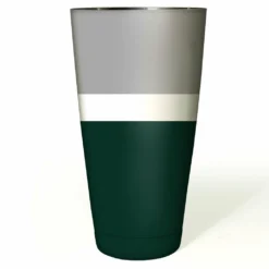 Cocktail Shaker Tin - 28oz Weighted - Several Football Team Color Options -Endurance Sales football shaker green gray white 28oz web