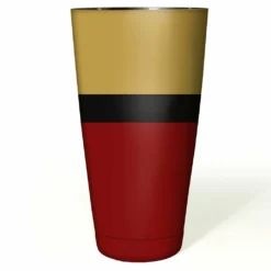 Cocktail Shaker Tin - 28oz Weighted - Several Football Team Color Options -Endurance Sales football shaker red gold black 28oz web