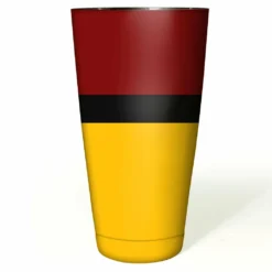 Cocktail Shaker Tin - 28oz Weighted - Several Football Team Color Options -Endurance Sales football shaker yellow red black 28oz web