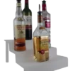 Liquor Bottle Shelves - Frosted Acrylic - Options Available 1 Liquor Bottle Shelves - Frosted Acrylic - Options Available -Endurance Sales frosted 3 tier bd