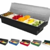 Condiment Holder / Fruit Tray - 6 Pint Compartments -Endurance Sales garnish center 6 pint main