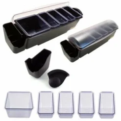 San Jamar® Dome Garnish Center -Endurance Sales garnish dome tray center