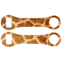 Kolorcoat™ Dog Bone Bottle Opener - Giraffe