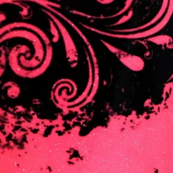 Cocktail Shaker Tin - Printed Designer Series - 28oz Weighted - NEON PINK Butterfly -Endurance Sales glitter closeup web butterfly