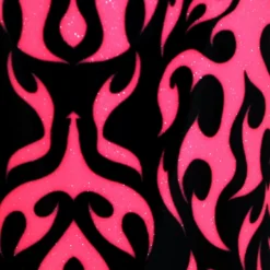 Cocktail Shaker Tin - Printed Designer Series - 28oz Weighted - NEON Swirls -Endurance Sales glitter closeup web swirls