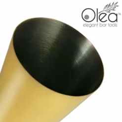 Olea™ Cocktail Shaker - Gold Plated - 28oz Weighted -Endurance Sales gold cocktail shaker 28oz olea bpc 3
