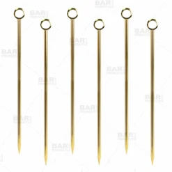 Gold Plated Cocktail Picks - Pack Of 6