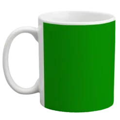 Custom Coffee Mug - Green - 11 Ounce