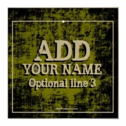 ADD YOUR NAME Large Tabletop Ring Toss Game - Grunge Gold -Endurance Sales grunge add your name ring toss game gold 3 2