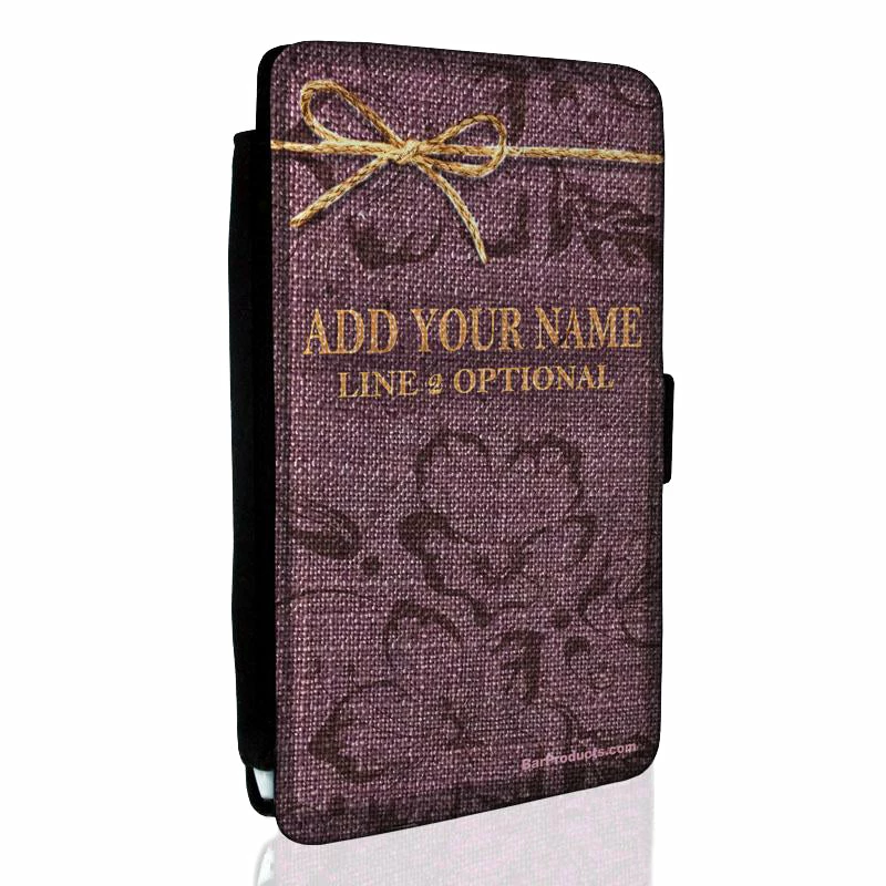 ADD YOUR NAME Guest Check Pad Holder - Burlap 3 ADD YOUR NAME Guest Check Pad Holder - Burlap