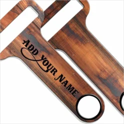 "ADD YOUR NAME" HAMMERHEAD™ Bottle Opener - Wood Series -Endurance Sales hammerhead opener add your name wood burnt
