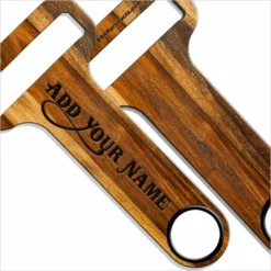 "ADD YOUR NAME" HAMMERHEAD™ Bottle Opener - Wood Series -Endurance Sales hammerhead opener add your name wood dark light