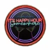 LED Wood Barrel Top Sign - Happy Hour -Endurance Sales happy hour led 2
