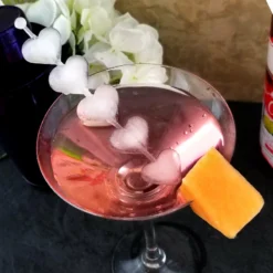 Silicone Ice Mold - Heart Swizzle Sticks -Endurance Sales hearts ice tray silicone pink 800 bpc2