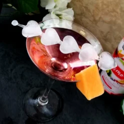 Silicone Ice Mold - Heart Swizzle Sticks -Endurance Sales hearts ice tray silicone pink 800 bpc4