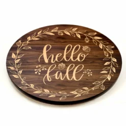 Hello Fall Lazy Susan - Size Options -Endurance Sales hello fall web template1