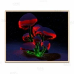 Holiday Fluorescence 24" X 30" Wooden Table Top - Two Types Available -Endurance Sales holiday florescence 24 x 30 wooden table top with featured artist digital blasphemy bpc 1