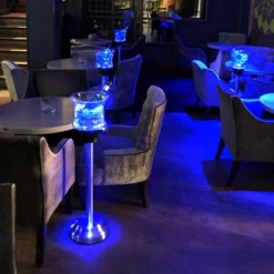 LED Ice Bucket Wine Bottle Cooler Stand Plus Charging Station -Endurance Sales icenight