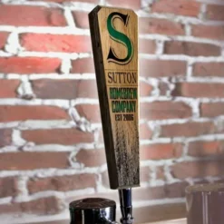 Oak Wood Beer Tap Handles - Flared Shape - Initial Homebrew Company