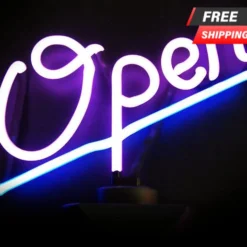 Open Sign NEON Sculpture