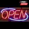 Open Blue Border NEON Sign -Endurance Sales image png 1127400360