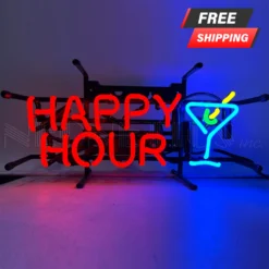 Happy Hour Neon Sign