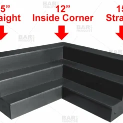 MixMaster™ 3 Tier Incremental Wooden Liquor Bottle Shelf Displays - Natural -Endurance Sales incremental liquor bottle display shelves 3 tier black bpc 13 2