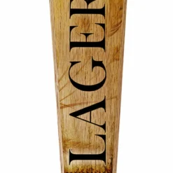 Oak Wood Beer Tap Handles - Flared Shape - Initial LAGER Design 13 Oak Wood Beer Tap Handles - Flared Shape - Initial LAGER Design -Endurance Sales initial lager beer tap handle 10in web 2