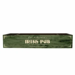 Custom Wooden Condiment Caddy - Irish Pub -Endurance Sales irish pub condiment caddy side front template